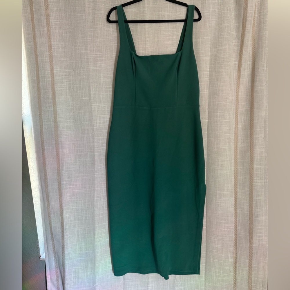 Abercrombie & Fitch Teal Midi Dress